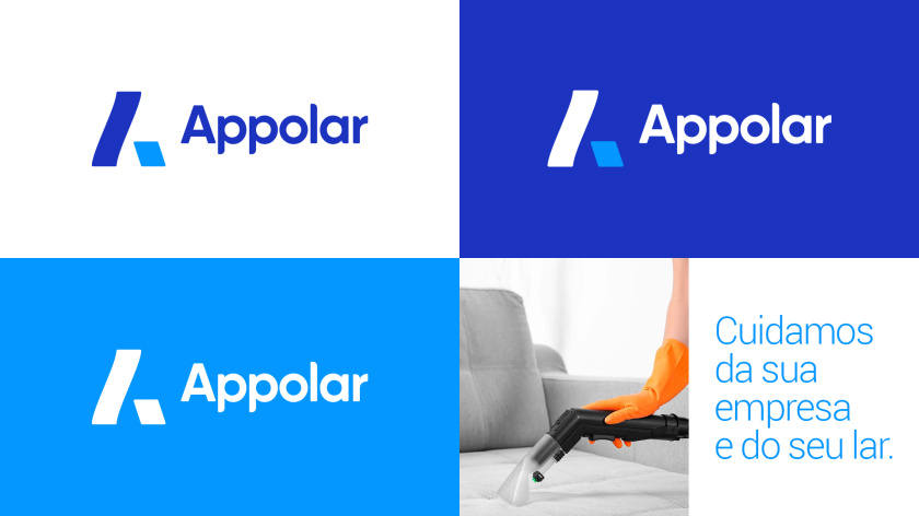 Appolar 環(huán)境清潔和衛(wèi)生消毒公司vi視覺識別設(shè)計logo設(shè)計