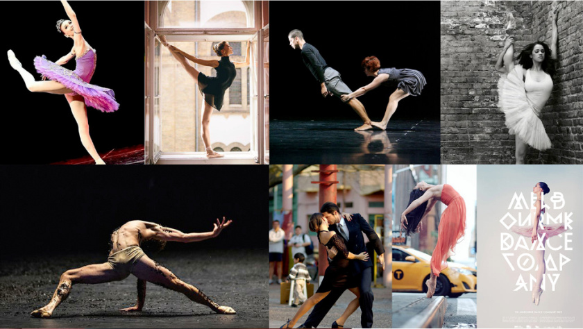 Arte e Magia兒童青少年舞蹈教育機構(gòu)品牌vi視覺形象設(shè)計，彎曲漸變色塊的疊加