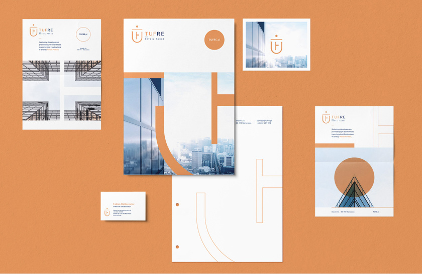 TUFRE 商業(yè)辦公園區(qū)品牌vi形象設(shè)計(jì)，具有一定藝術(shù)風(fēng)格的設(shè)計(jì)