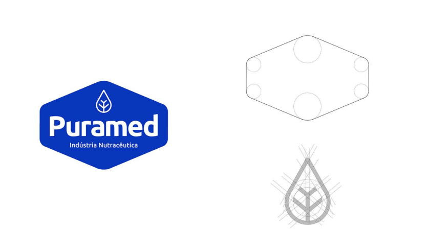 Puramed食品營養(yǎng)補(bǔ)充劑制造企業(yè)公司logo設(shè)計(jì)vi設(shè)計(jì),相互嵌套六邊形輔助圖形設(shè)計(jì) Puramed食品營養(yǎng)補(bǔ)充劑制造企業(yè)公司logo設(shè)計(jì)vi設(shè)計(jì),相互嵌套六邊形輔助圖形設(shè)計(jì)