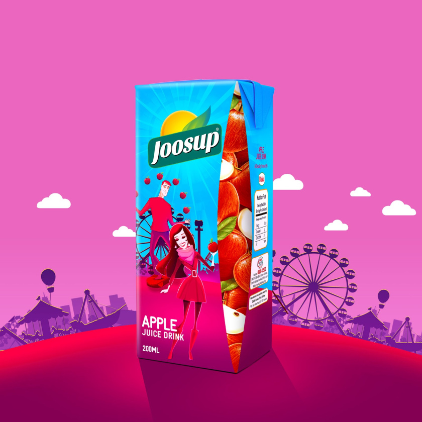 Joosup 果汁飲料利樂薄葉包裝設(shè)計(jì),嬉戲的夫妻插畫設(shè)計(jì) Joosup 果汁飲料利樂薄葉包裝設(shè)計(jì),嬉戲的夫妻插畫設(shè)計(jì)