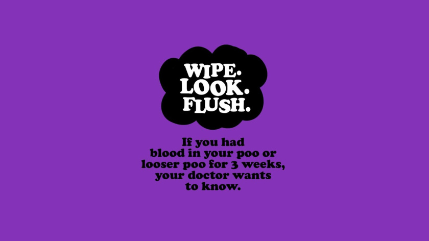 Violeta推出限量版衛(wèi)生廁紙新包裝設計，為提醒人們今早發(fā)現(xiàn)結腸癌