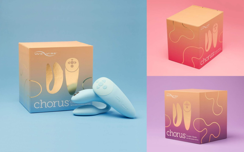 We-Vibe 情侶振動器情趣用品包裝設(shè)計(jì)，豪華金箔風(fēng)格