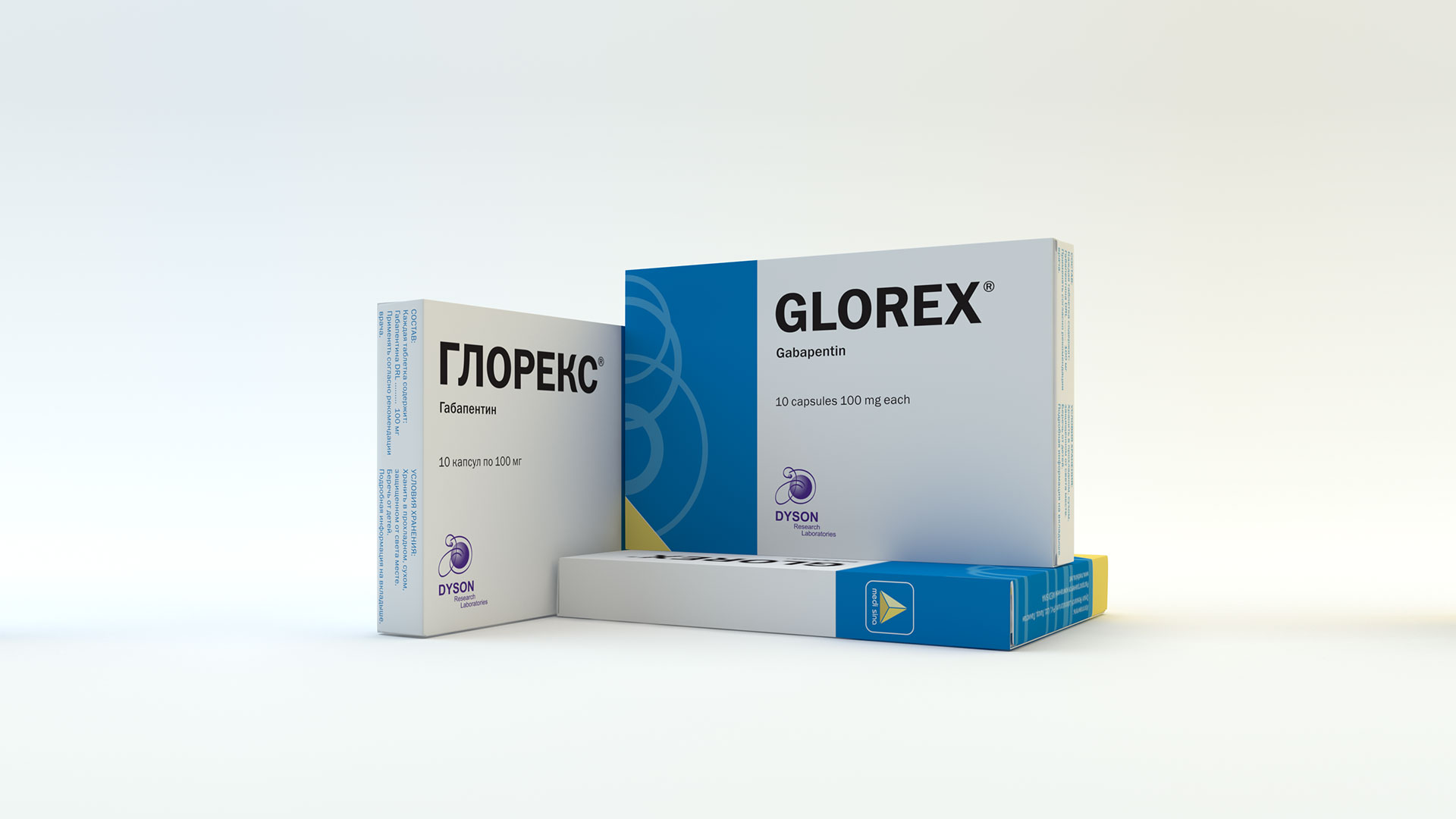 dyson戴森研究實驗室藥品包裝設計“左右分割版式風格”