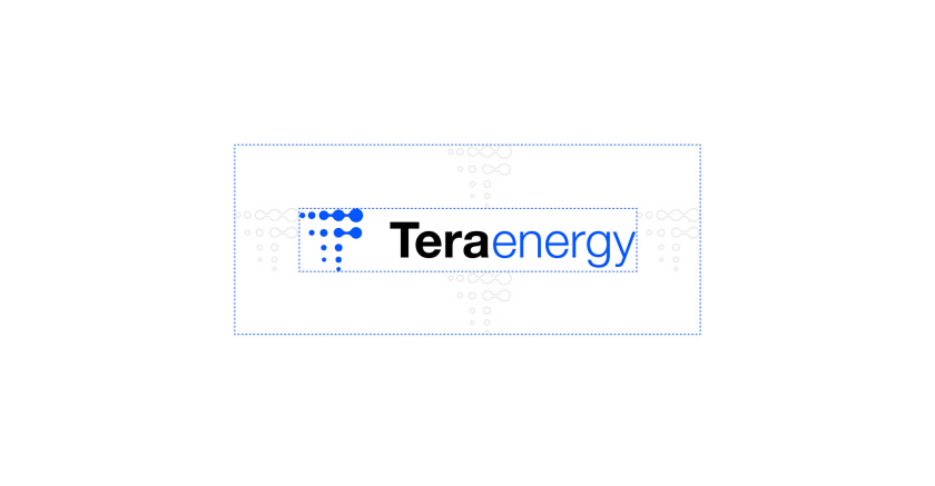Tera Energy 能源咨詢公司logo設(shè)計vi設(shè)計，動態(tài)圓點科技風(fēng)格