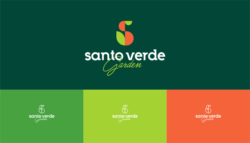 圣維德園藝鮮花綠植花園品牌形象vi視覺(jué)識(shí)別設(shè)計(jì)，多彩幾何圖形風(fēng)格