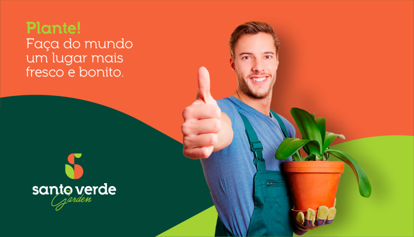 圣維德園藝鮮花綠植花園品牌形象vi視覺(jué)識(shí)別設(shè)計(jì)，多彩幾何圖形風(fēng)格