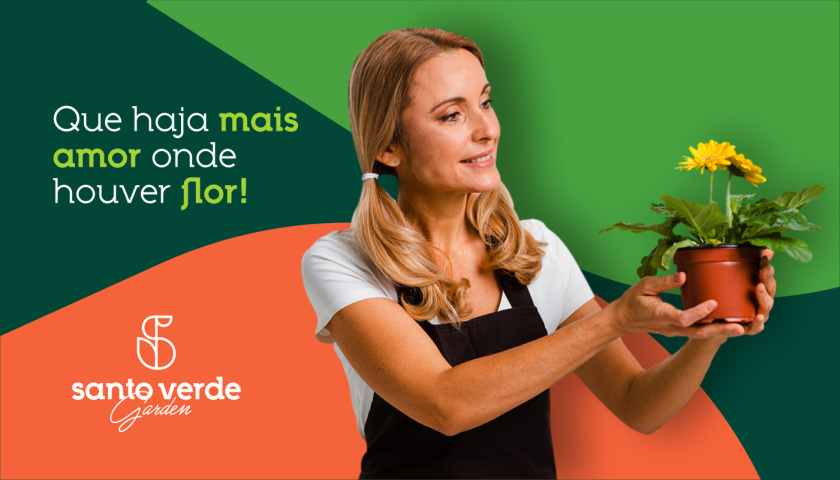 圣維德園藝鮮花綠植花園品牌形象vi視覺(jué)識(shí)別設(shè)計(jì)，多彩幾何圖形風(fēng)格