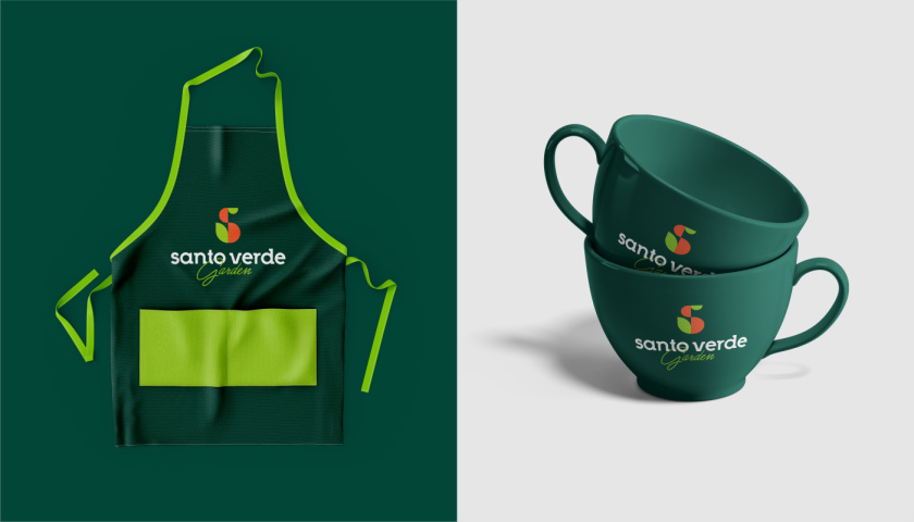 圣維德園藝鮮花綠植花園品牌形象vi視覺(jué)識(shí)別設(shè)計(jì)，多彩幾何圖形風(fēng)格