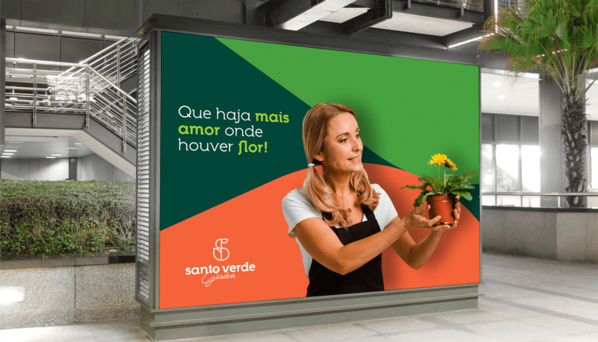 圣維德園藝鮮花綠植花園品牌形象vi視覺(jué)識(shí)別設(shè)計(jì)，多彩幾何圖形風(fēng)格