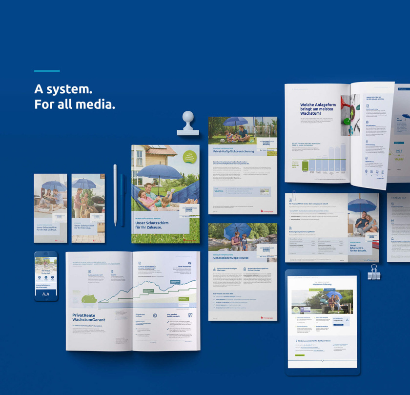 拜仁保險公司品牌vi視覺形象系統(tǒng)設計規(guī)范，靈活便于應用