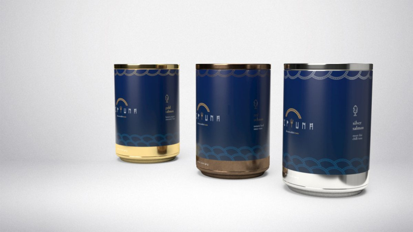 Neptuna 金槍魚罐頭品牌形象logo設(shè)計與包裝設(shè)計