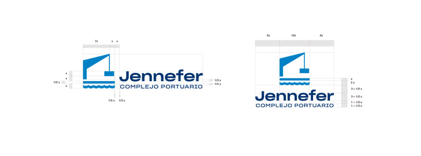 Jennefer國(guó)際港口品牌vi形象設(shè)計(jì)logo設(shè)計(jì),大型起吊機(jī)元素與沉穩(wěn)活力藍(lán)色配色 Jennefer國(guó)際港口品牌vi形象設(shè)計(jì)logo設(shè)計(jì),大型起吊機(jī)元素與沉穩(wěn)活力藍(lán)色配色