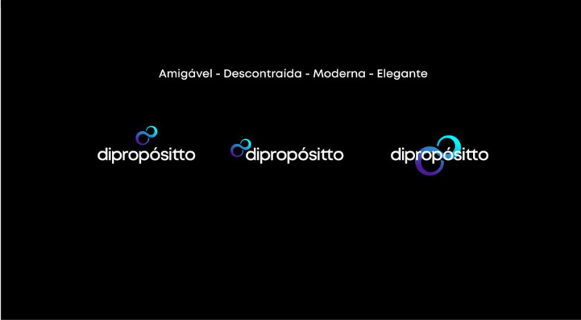 dipropósito 健身會所品牌視覺形象設計vi設計，活力動感的漸變色風格