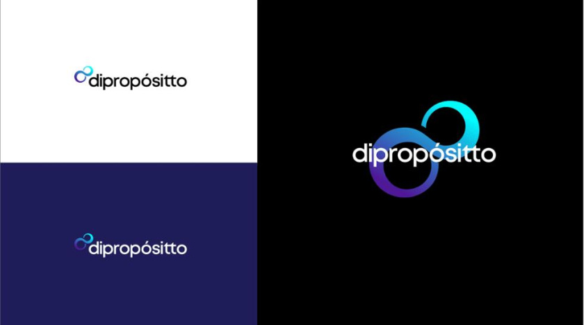 dipropósito 健身會所品牌視覺形象設計vi設計，活力動感的漸變色風格