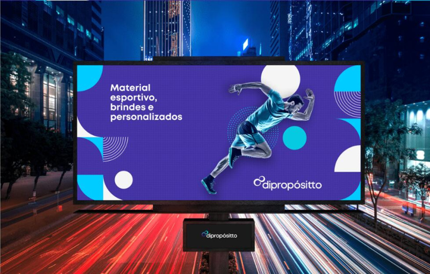 dipropósito 健身會所品牌視覺形象設計vi設計，活力動感的漸變色風格