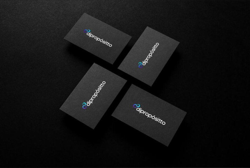 dipropósito 健身會所品牌視覺形象設計vi設計，活力動感的漸變色風格