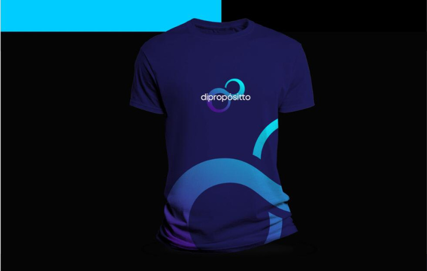 dipropósito 健身會所品牌視覺形象設計vi設計，活力動感的漸變色風格