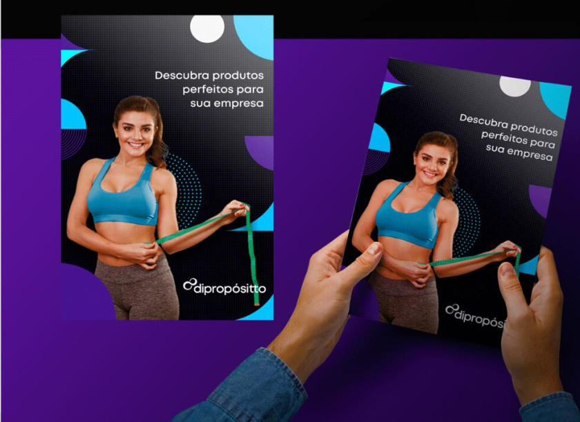 dipropósito 健身會所品牌視覺形象設計vi設計，活力動感的漸變色風格