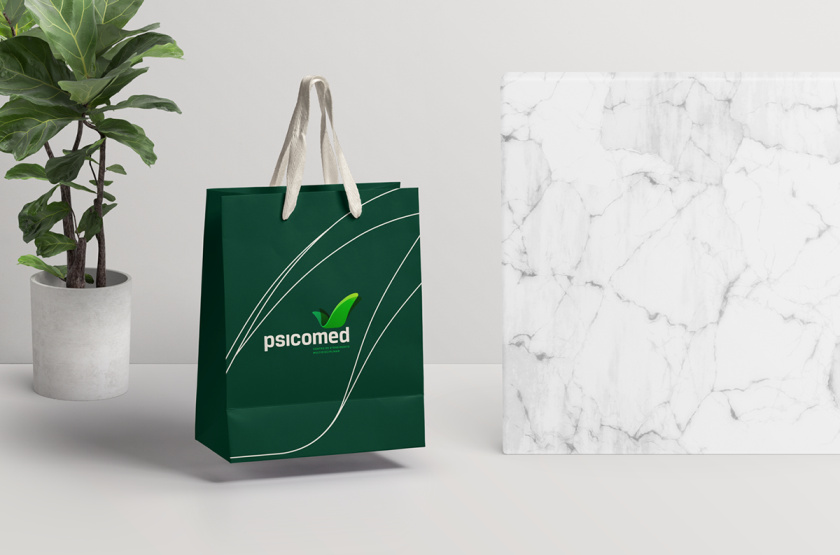 Psicomed 醫(yī)院品牌形象設(shè)計logo設(shè)計vi設(shè)計，高端與富有生命力