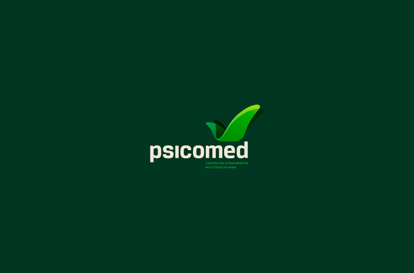 Psicomed 醫(yī)院品牌形象設(shè)計logo設(shè)計vi設(shè)計，高端與富有生命力