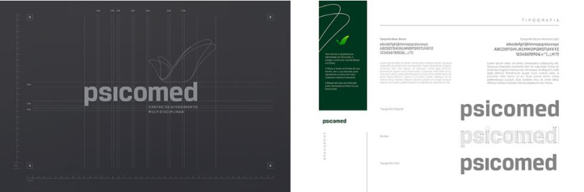 Psicomed 醫(yī)院品牌形象設(shè)計logo設(shè)計vi設(shè)計，高端與富有生命力