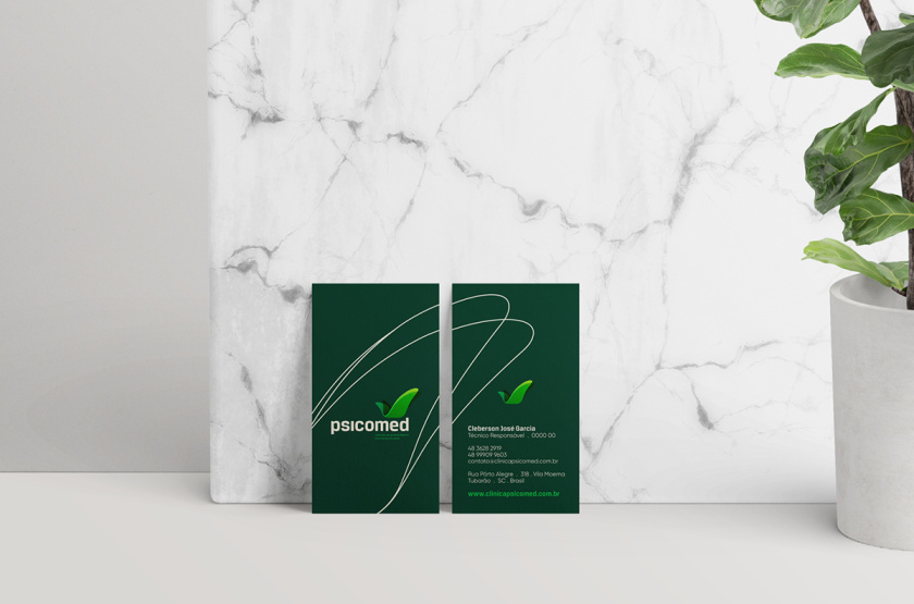 Psicomed 醫(yī)院品牌形象設(shè)計logo設(shè)計vi設(shè)計，高端與富有生命力