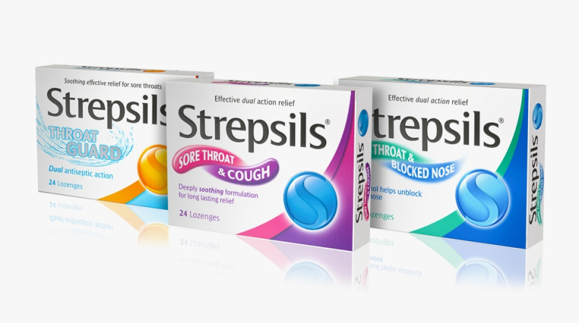 Strepsils 咽喉護(hù)理喉嚨疼痛藥品包裝設(shè)計 Strepsils 咽喉護(hù)理喉嚨疼痛藥品包裝設(shè)計