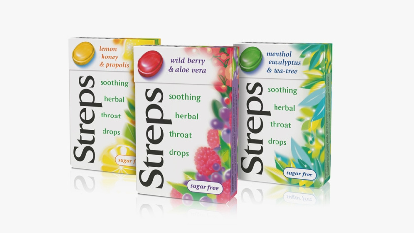 Strepsils 咽喉護(hù)理喉嚨疼痛藥品包裝設(shè)計 Strepsils 咽喉護(hù)理喉嚨疼痛藥品包裝設(shè)計