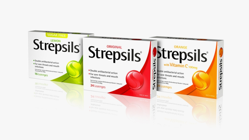 Strepsils 咽喉護(hù)理喉嚨疼痛藥品包裝設(shè)計 Strepsils 咽喉護(hù)理喉嚨疼痛藥品包裝設(shè)計