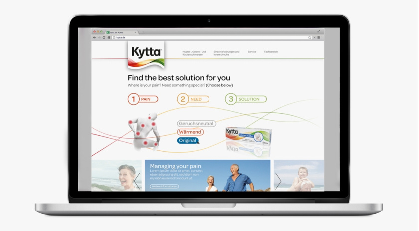 Kytta基塔止痛藥動(dòng)感漸變色條藥品包裝設(shè)計(jì)廣告設(shè)計(jì)