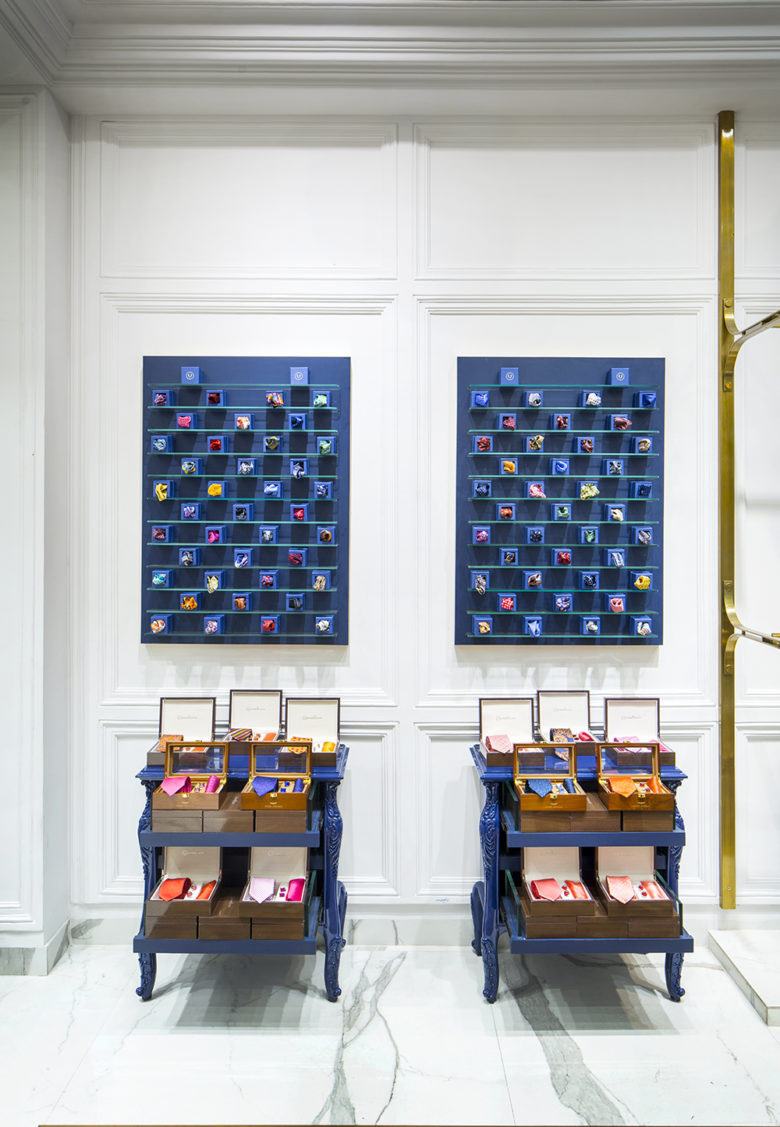 The Good Suit Co 男士服飾店鋪空間設(shè)計(jì),奢華與溫馨的新藍(lán)色古典主義