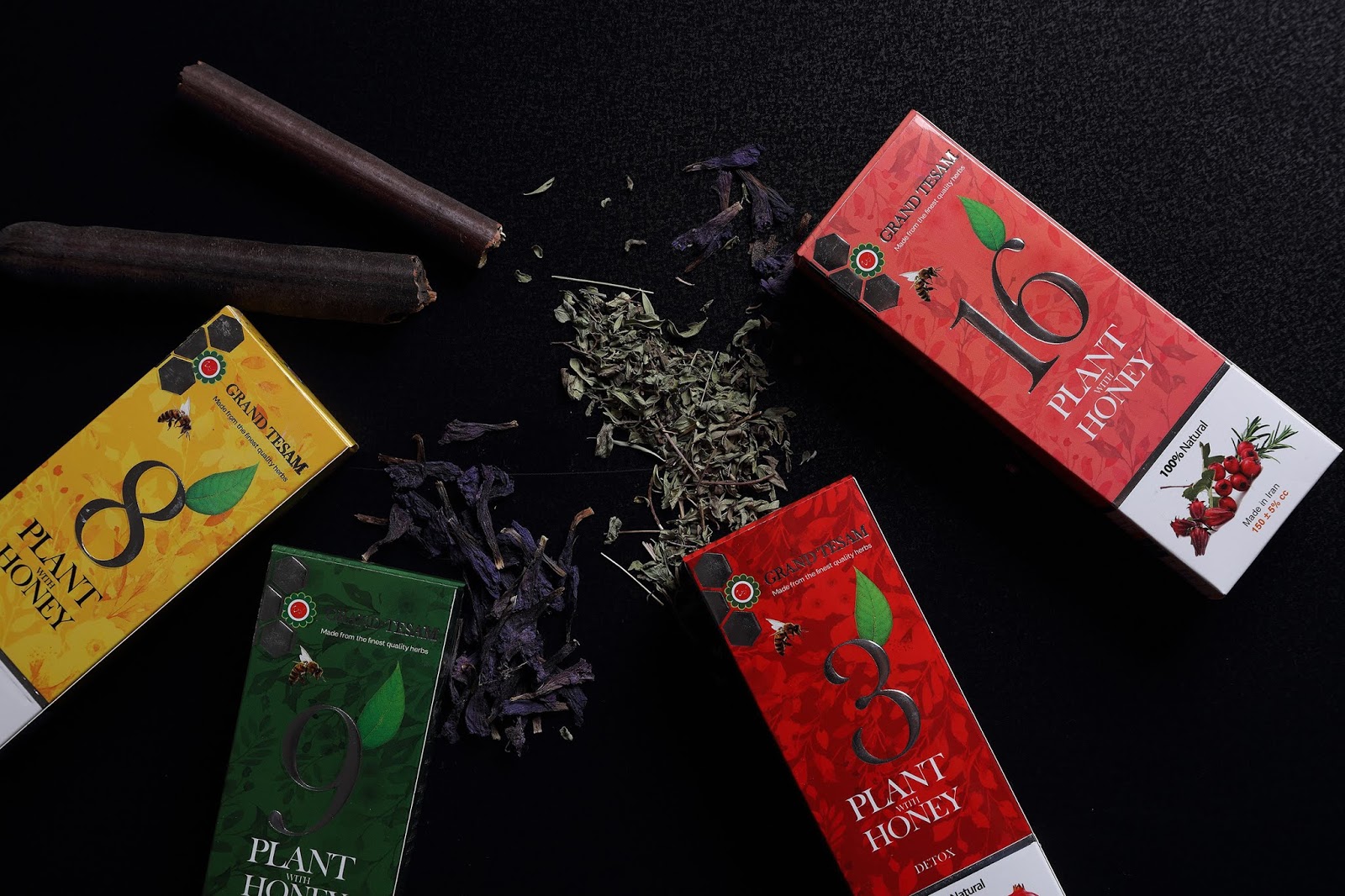 Tesam 草本蜂蜜蜂糖漿包裝設(shè)計(jì)“數(shù)字篇”