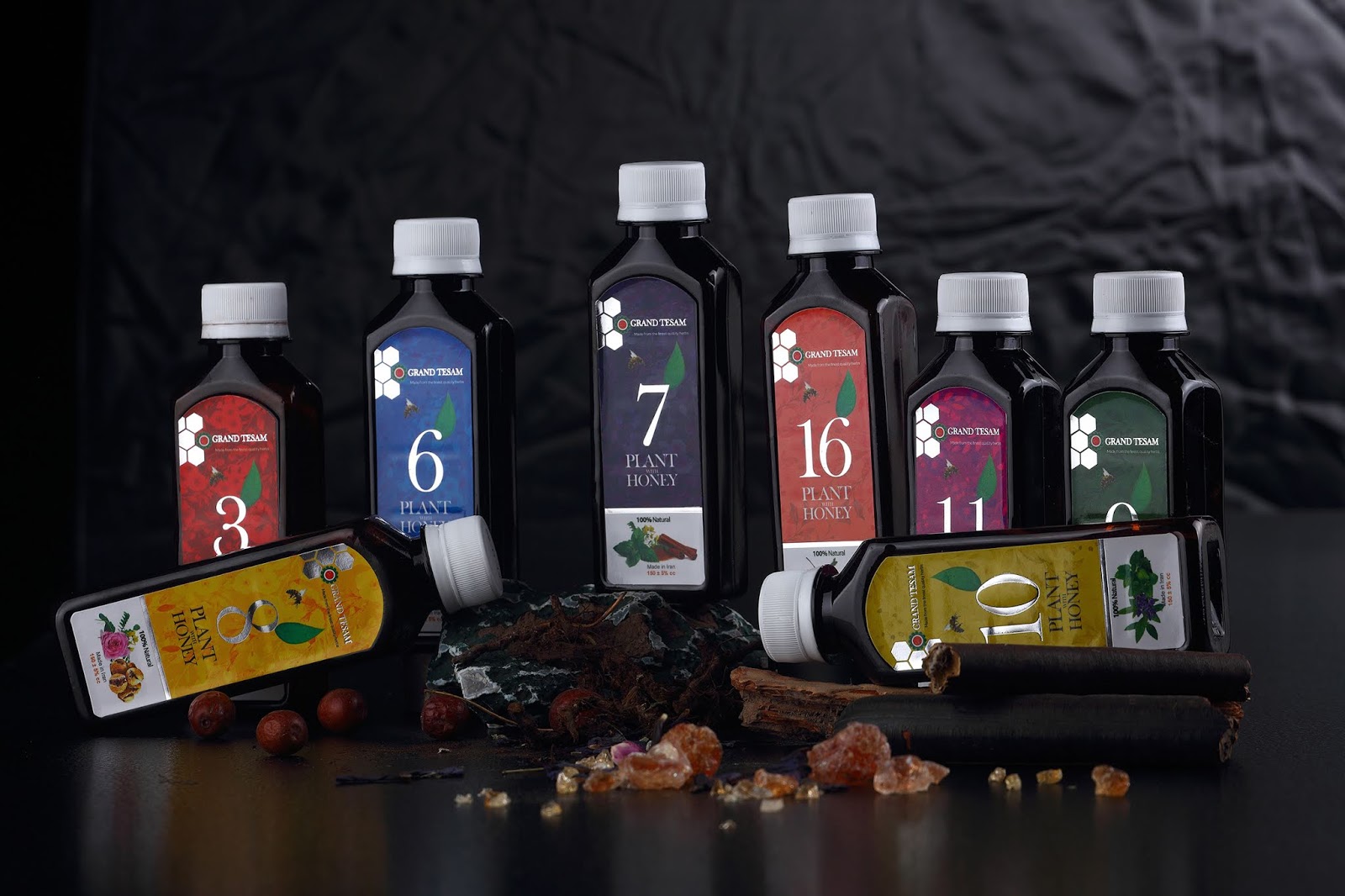 Tesam 草本蜂蜜蜂糖漿包裝設計“數(shù)字篇”