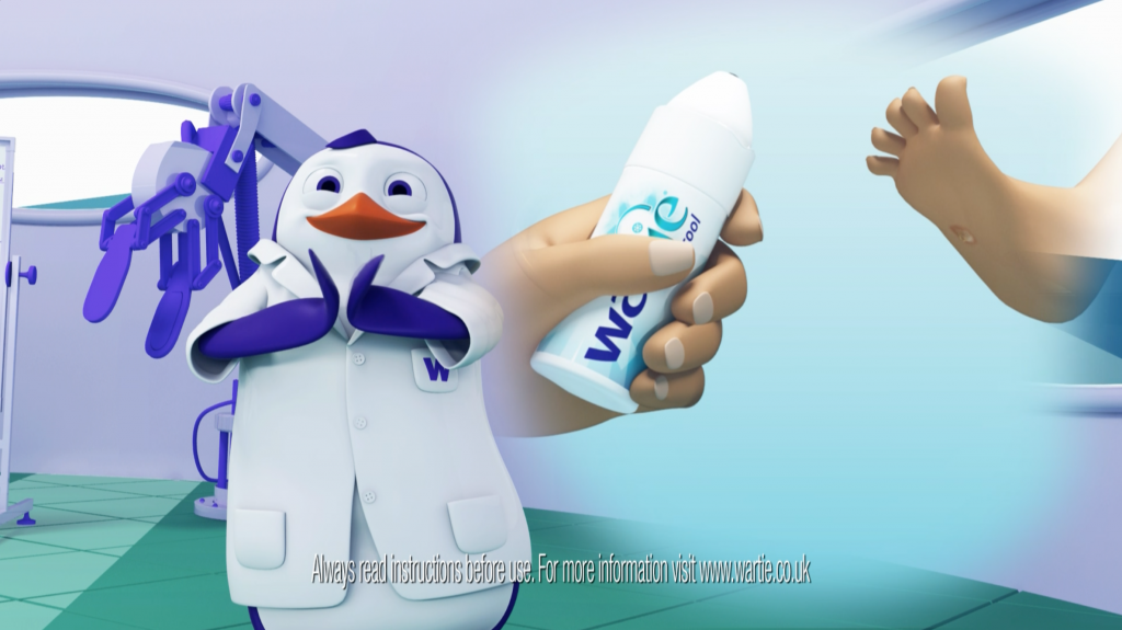 Wartie治療兒童疣皮膚病藥品TVC廣告策劃與企鵝科學家吉祥物設(shè)計 Wartie治療兒童疣皮膚病藥品TVC廣告策劃與企鵝科學家吉祥物設(shè)計