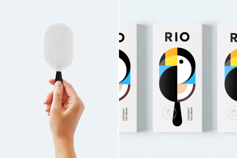 RIO冰淇淋棒冰冷飲包裝設(shè)計(jì)“巨嘴鳥(niǎo)插畫(huà)設(shè)計(jì)”款