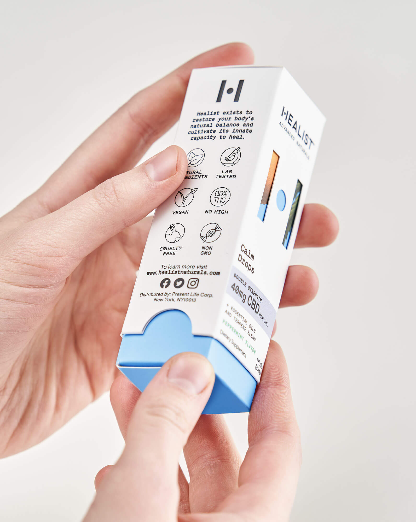 Healist大麻二酚CBD草本保健品藥品包裝設(shè)計(jì)，自然植物與現(xiàn)代科學(xué)的平衡