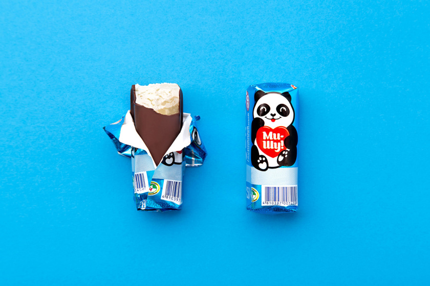 Mi-Shu 巧克力釉豆腐干包裝設計,品牌命名與熊貓插畫設計 Mi-Shu 巧克力釉豆腐干包裝設計,品牌命名與熊貓插畫設計