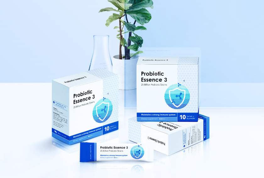 Probiotic 益生菌膳食補充劑保健品包裝設(shè)計“現(xiàn)代科技”風(fēng)