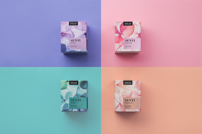 Dilis化妝品包裝設(shè)計——花朵花瓣的特寫鏡頭 Dilis化妝品包裝設(shè)計——花朵花瓣的特寫鏡頭