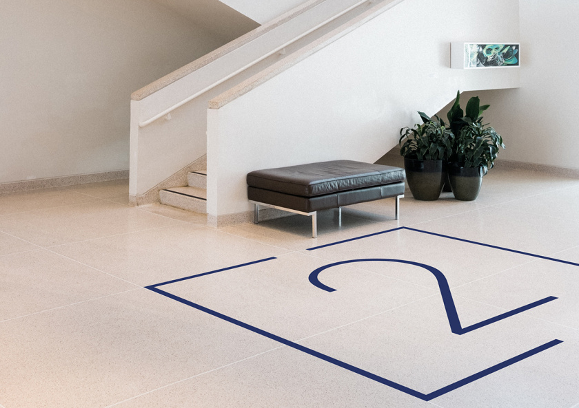 Place 67 共享辦公空間品牌形象vi設計logo設計-內部導視設計，辦公風格裝飾元素