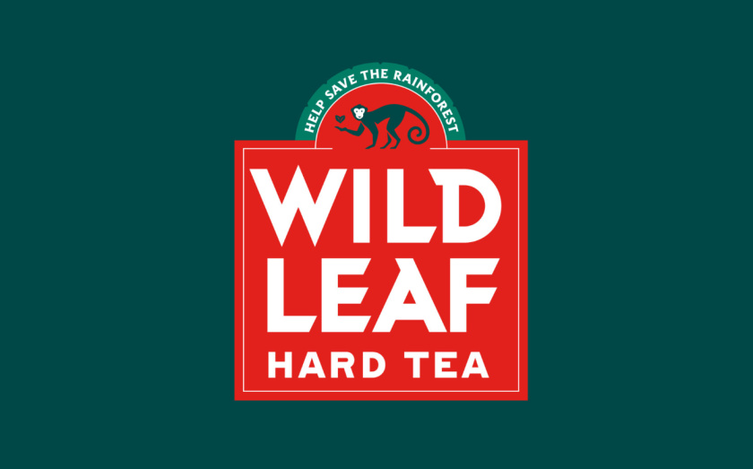 Wild Leaf 野葉硬茶水果混合茶飲飲料易拉罐包裝設(shè)計(jì)-猴子與字體logo設(shè)計(jì) Wild Leaf 野葉硬茶水果混合茶飲飲料易拉罐包裝設(shè)計(jì)-猴子與字體logo設(shè)計(jì)