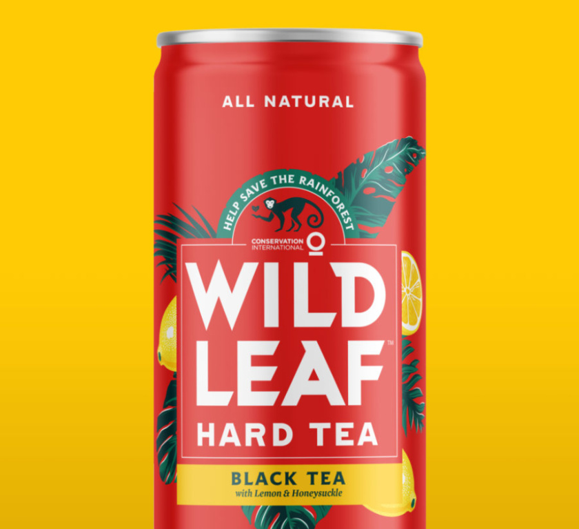 Wild Leaf 野葉硬茶水果混合茶飲飲料易拉罐包裝設(shè)計(jì),紅色熱帶雨林插畫風(fēng)格 Wild Leaf 野葉硬茶水果混合茶飲飲料易拉罐包裝設(shè)計(jì),紅色熱帶雨林插畫風(fēng)格