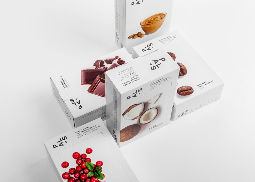 Pal‘s全天然零食能量棒休閑零食包裝設計，富有藝術性的產(chǎn)品組合照片