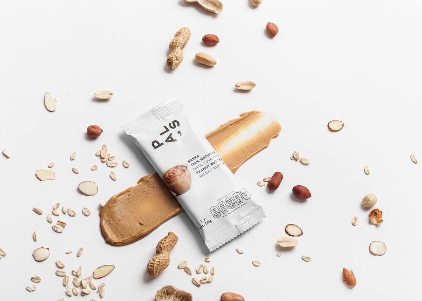 Pal‘s全天然零食能量棒休閑零食包裝設計，富有藝術性的產(chǎn)品組合照片