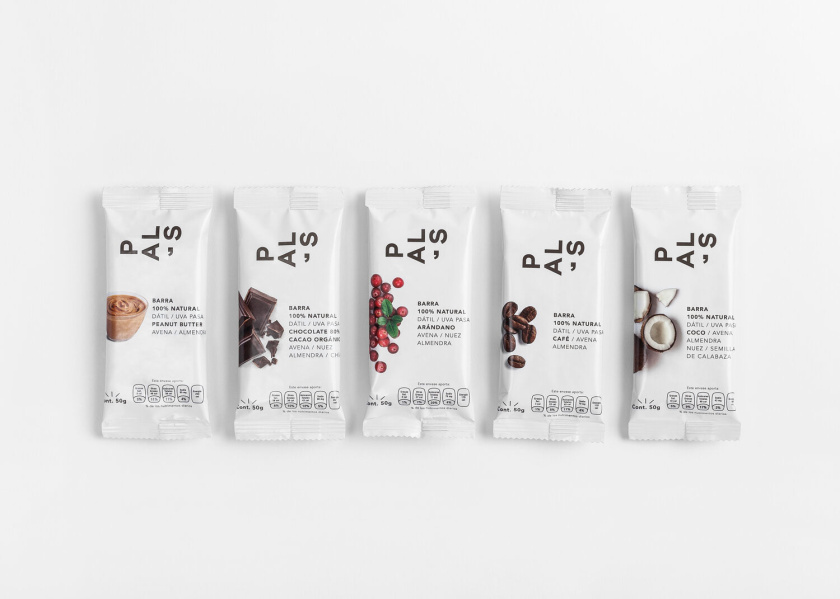 Pal‘s全天然零食能量棒休閑零食包裝設計，富有藝術性的產(chǎn)品組合照片