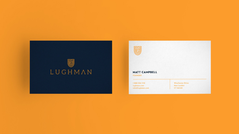LUGHMAN 消費品公司迷宮線條盾牌logo設(shè)計與vi設(shè)計 LUGHMAN 消費品公司迷宮線條盾牌logo設(shè)計與vi設(shè)計