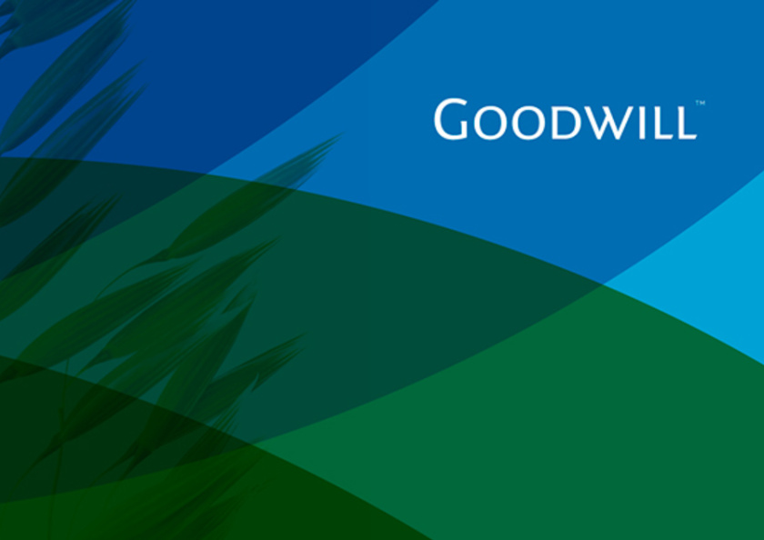 Goodwill 糧食面粉企業(yè)品牌logo設(shè)計(jì)與品牌形象識別設(shè)計(jì)，小鳥與花朵結(jié)合元素