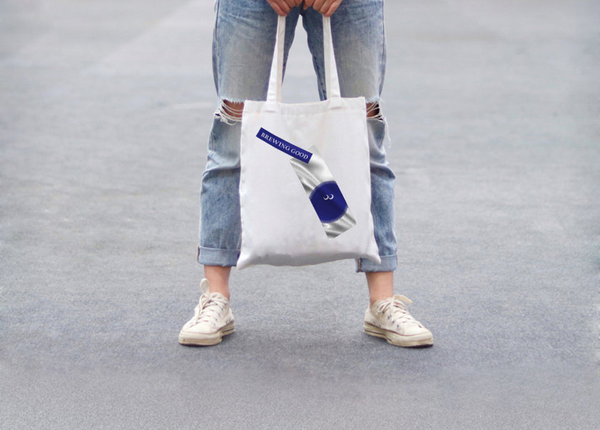 NMA CAFE 咖啡包裝設(shè)計(jì)“單色幾何元素”風(fēng)格