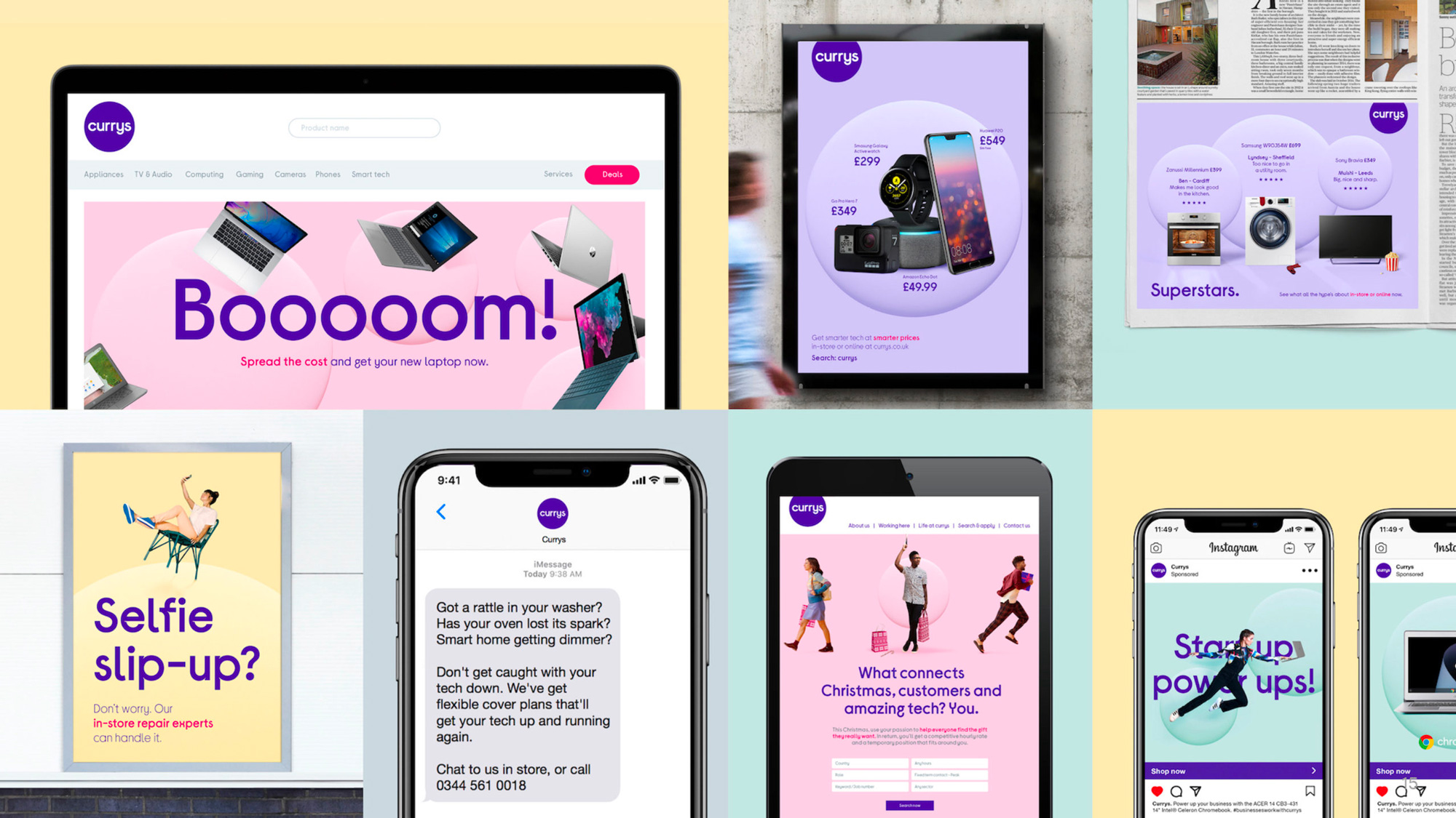 Currys 科技技術(shù)產(chǎn)品和服務(wù)全渠道零售商品牌logo設(shè)計(jì)vi設(shè)計(jì)“3D圓形圖形”-廣告和促銷(xiāo)設(shè)計(jì) Currys 科技技術(shù)產(chǎn)品和服務(wù)全渠道零售商品牌logo設(shè)計(jì)vi設(shè)計(jì)“3D圓形圖形”-廣告和促銷(xiāo)設(shè)計(jì)